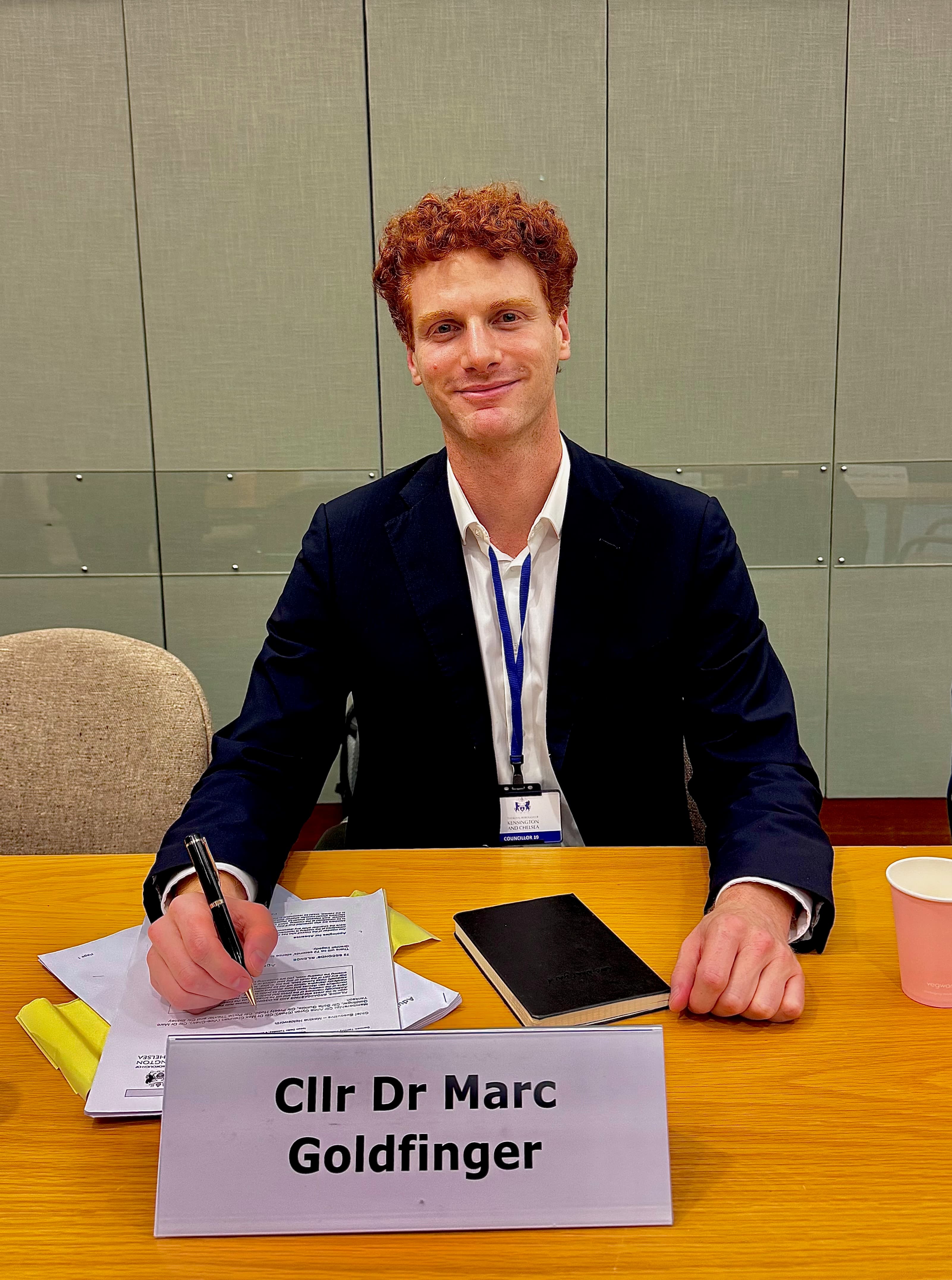 Marc Goldfinger, Conservative Councillor for Norland Ward